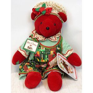 VTG 1992 LE Mrs Claws VIB North American Bear Christmas Cooking Cookie Tray